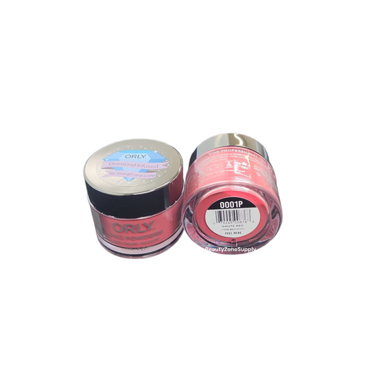 Orly Pro Dip Powders Diamond Infused Haute Red 1.5 oz #0001P