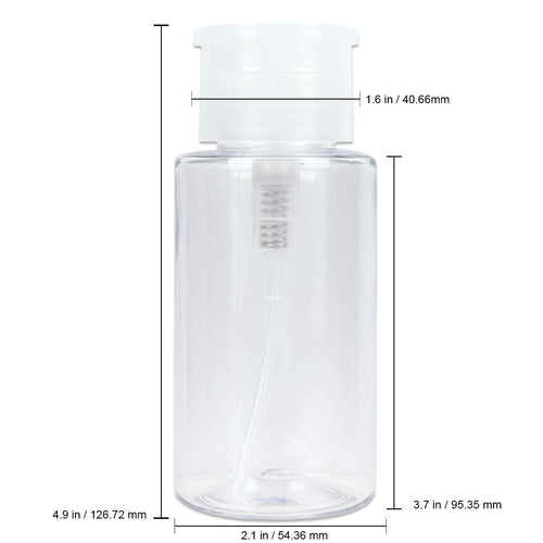 Pana 7oz Alcohol Liquid Pump Jar (Clear)