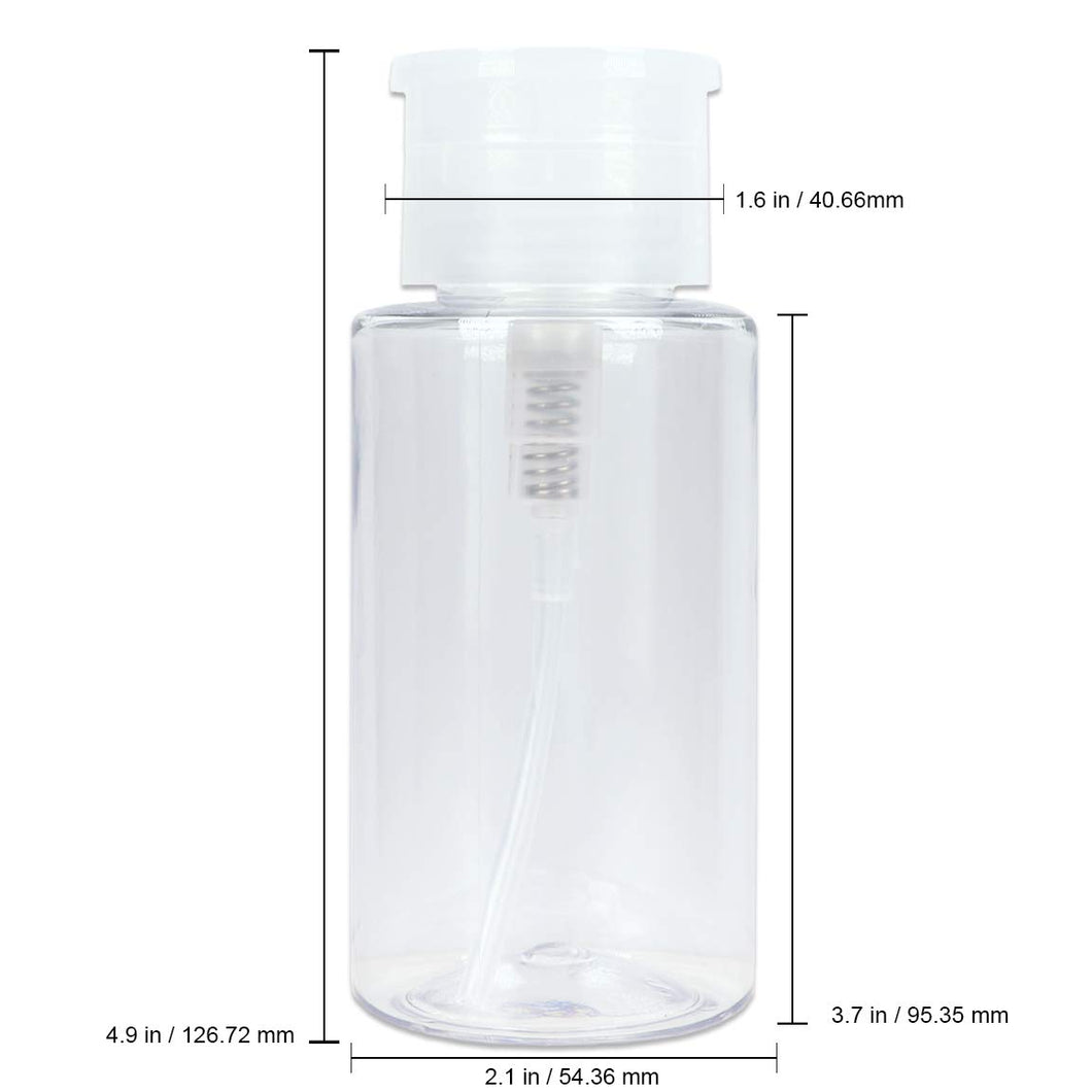 Pana 7oz Alcohol Liquid Pump Jar (Clear)