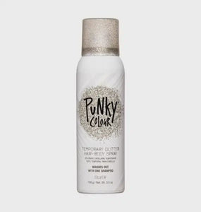 Punky Temporary Hair Color and Body Spray - Silver Glitter 3.5oz #97534W