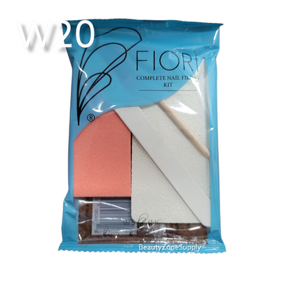 Pedicure Kit 4 Fiori (Sanding-Buffer-File-Pusher) #W20