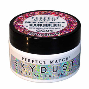 Perfect Match Glitter Gel Skydust Sonic Bloom GG04-Beauty Zone Nail Supply
