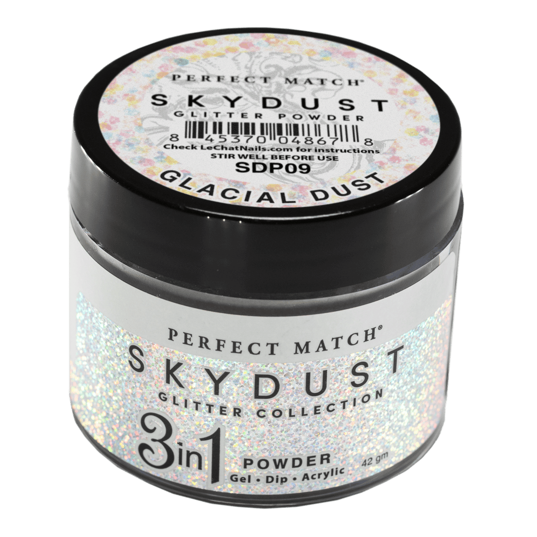 Perfect Match Glitter Powder Skydust Glacial Dust 42 gm #SDP09