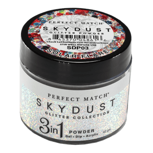 Perfect Match Glitter Powder Skydust Solar Flare 42 gm #SDP03