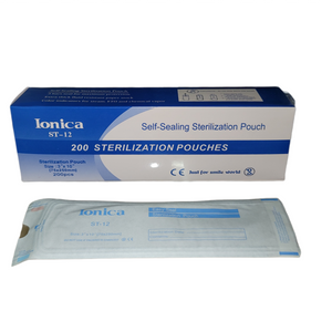 Ionica Sterilization Pouch Self Sealing 3x10 Box #ST-12
