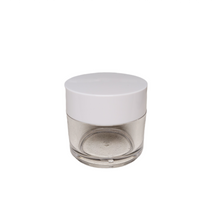 Load image into Gallery viewer, 2 oz Clear Double Wall Plastic Jars With High Cap PB60