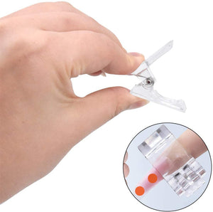 Poly Gel Quick Building Nail Tips 5 Gel X Clips Assorted color