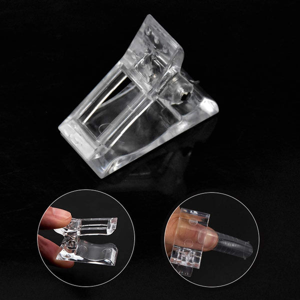 Poly Gel Quick Building Nail Tips 5 Gel X Clips Assorted color