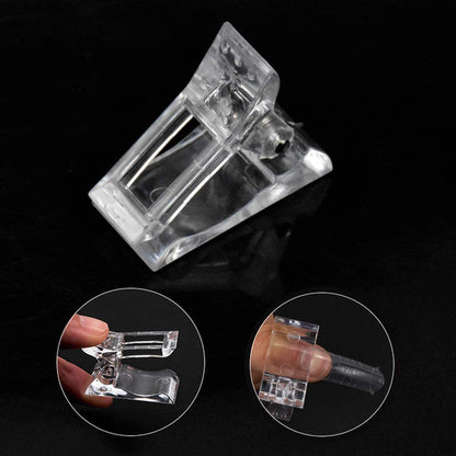 Poly Gel Quick Building Nail Tips 5 Gel X Clips Assorted color