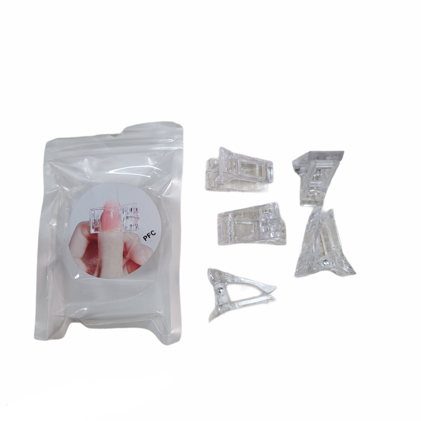 Poly Gel Quick Building Nail Tips 5 Gel X Clips Assorted color