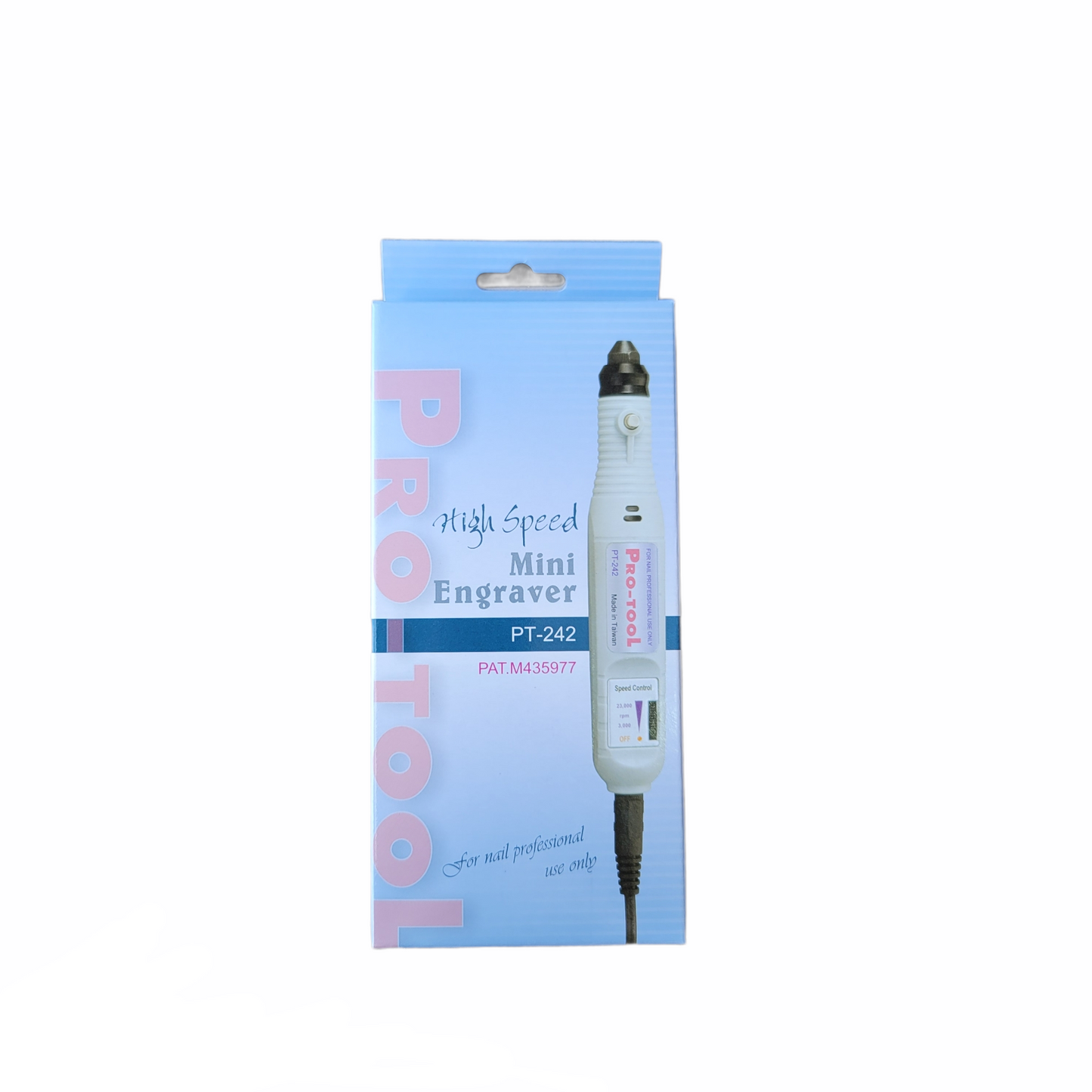 Pro Tool Mini Engraver 23,000 rpm PRO-242 White