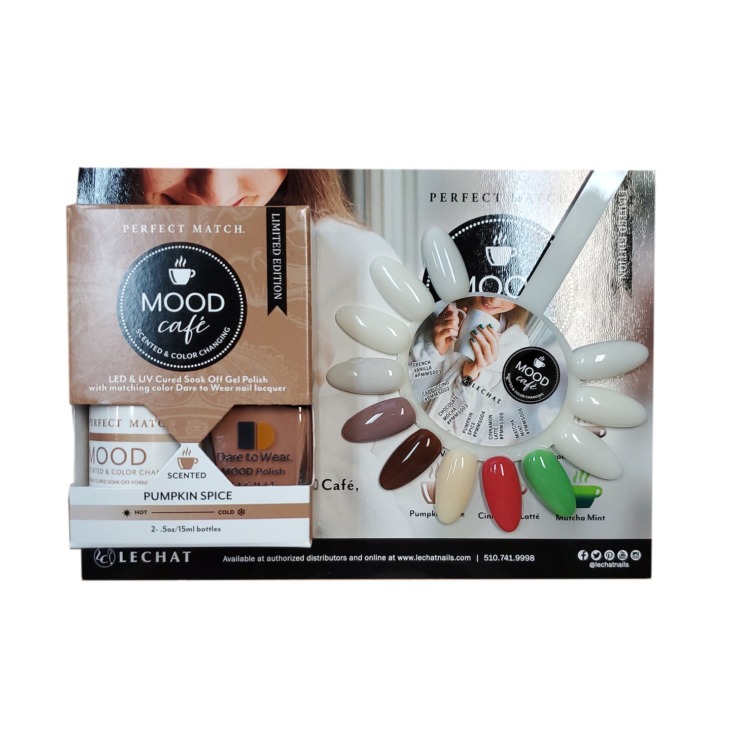 Perfect Match Mood Cafe Set 6 Colors #PMMC01-Beauty Zone Nail Supply