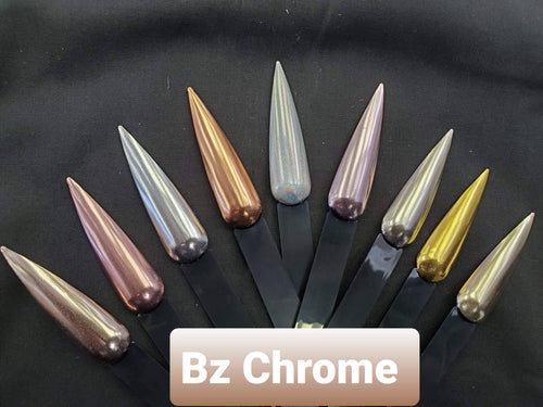Beauty Zone Chrome Powder (compressed)-Beauty Zone Nail Supply