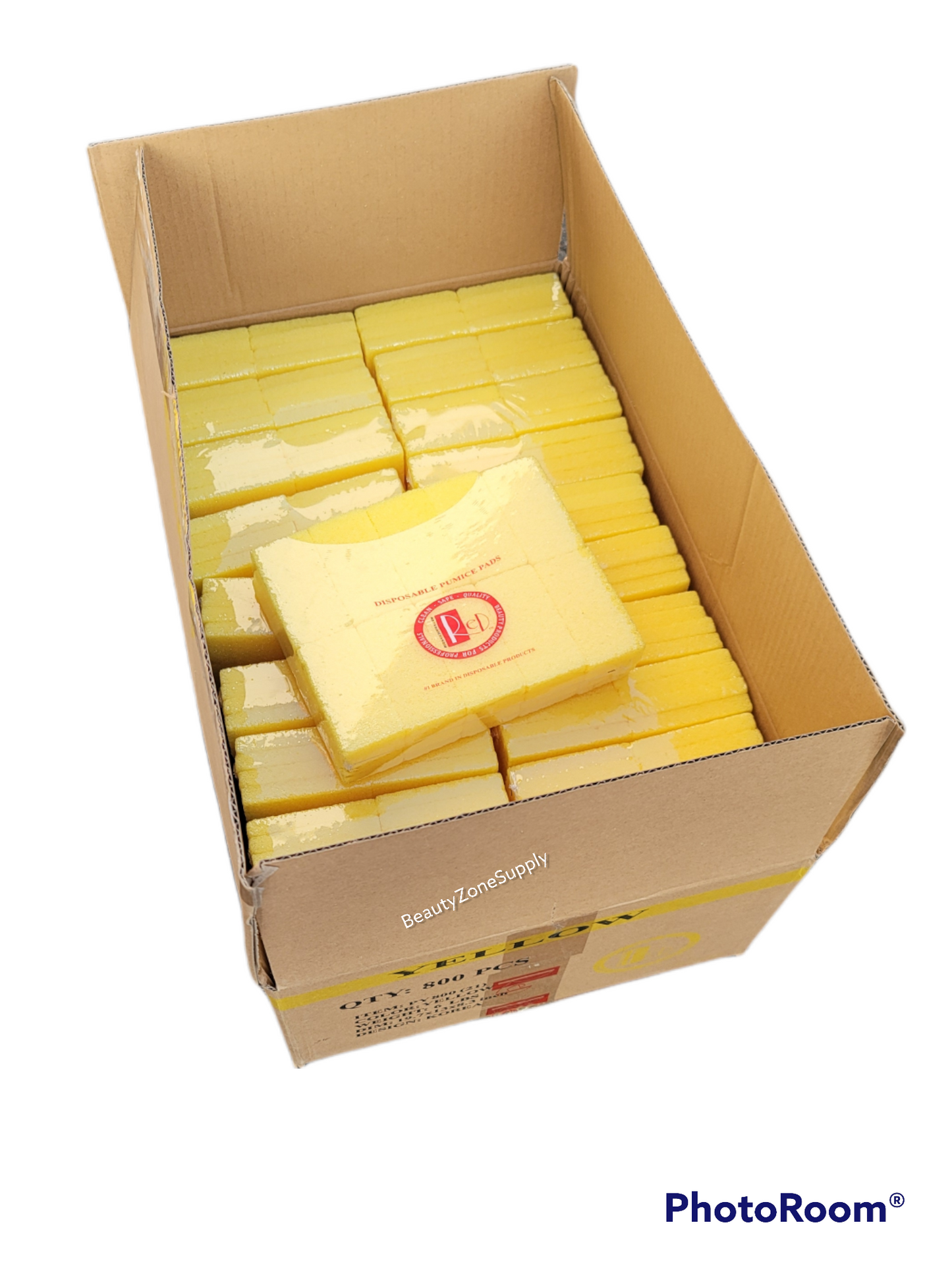 Red Mini Pumice Yellow 800 pcs #PR1
