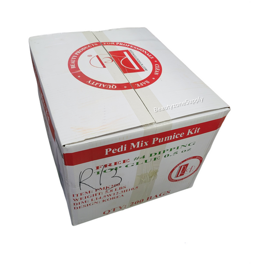 RED Pedicure Kit (Pumice-Buffer-File-Pusher) #R13