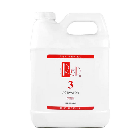 Red Nail Essential Dip Liquid #3 Activator 32 oz Refill