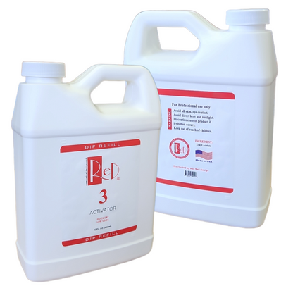 Red Nail Essential Dip Liquid #3 Activator 32 oz Refill