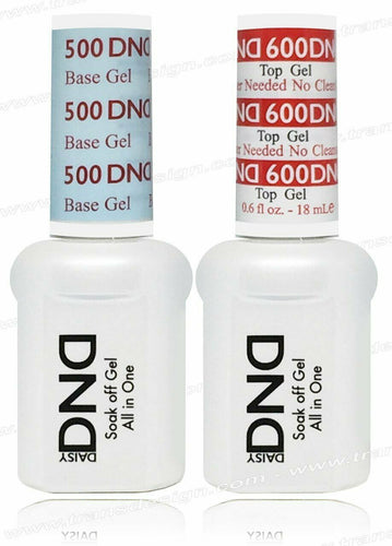 DND Top Base Soak Off Duo 0.5 oz-Beauty Zone Nail Supply