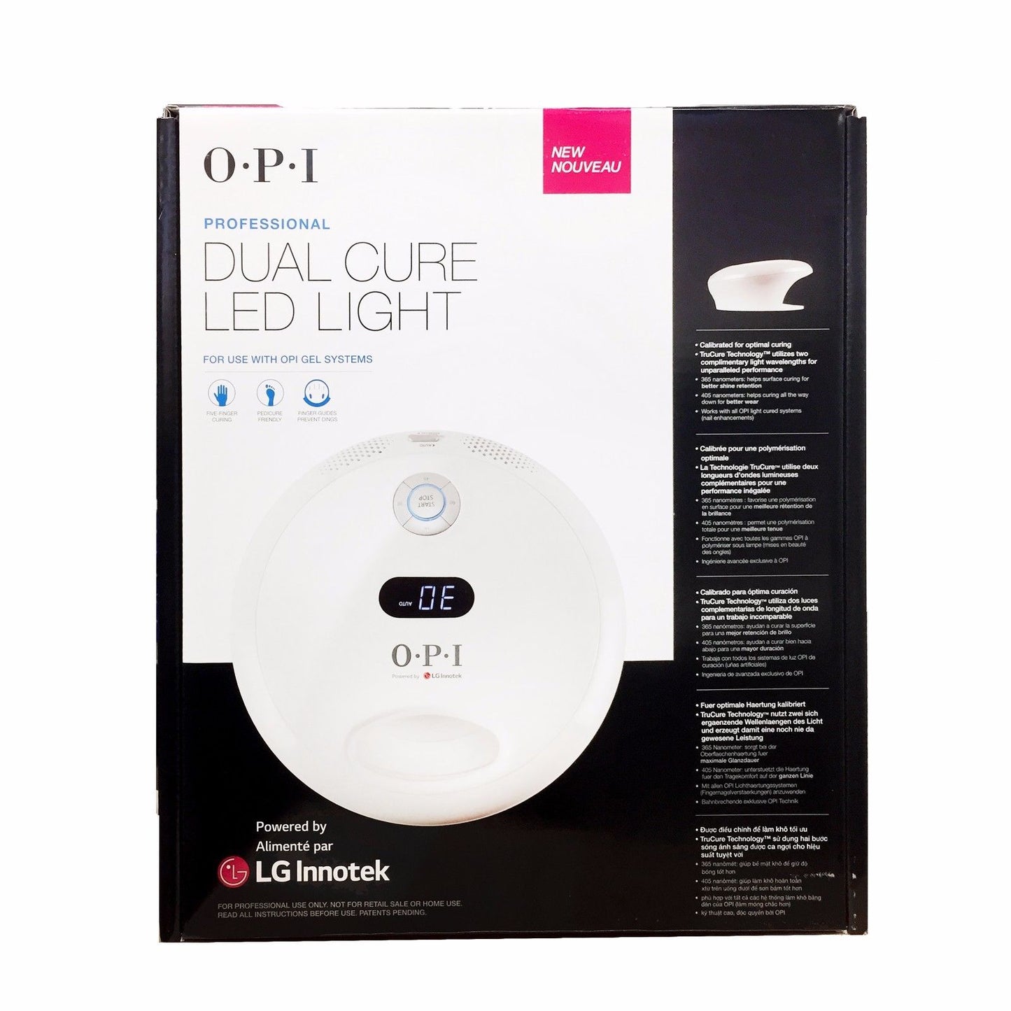 OPI lamp dual cure led LG innotek GL902 US-Beauty Zone Nail Supply