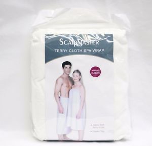 Scalpmaster Terry Cloth Spa Wrap White 3042-Beauty Zone Nail Supply