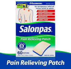 Salonpas Pain Relieving Patch Back Pain Joint Pain Muscle Soreness 60 patches