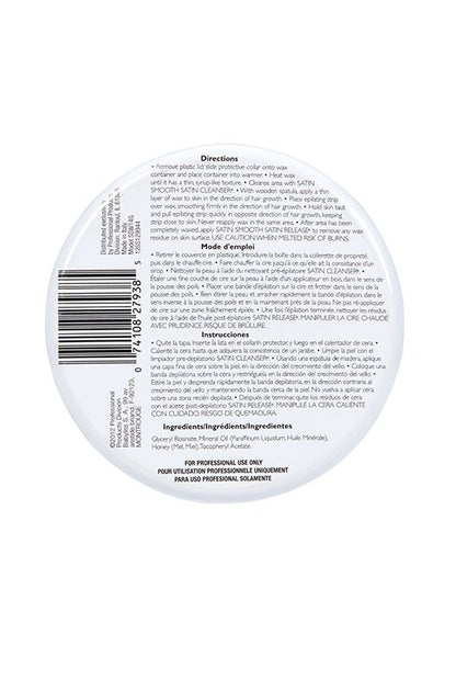 Satin Smooth Soft Wax Honey with Vitamin E Wax 14 oz #814141