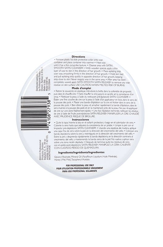 Satin Smooth Soft Wax Honey with Vitamin E Wax 14 oz #814141