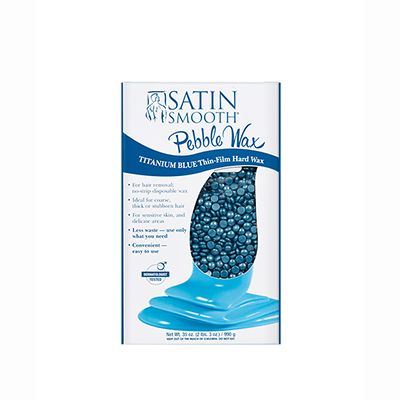 Satin Smooth Pebble Wax Titanium Blue Thin Film 35 oz #814205