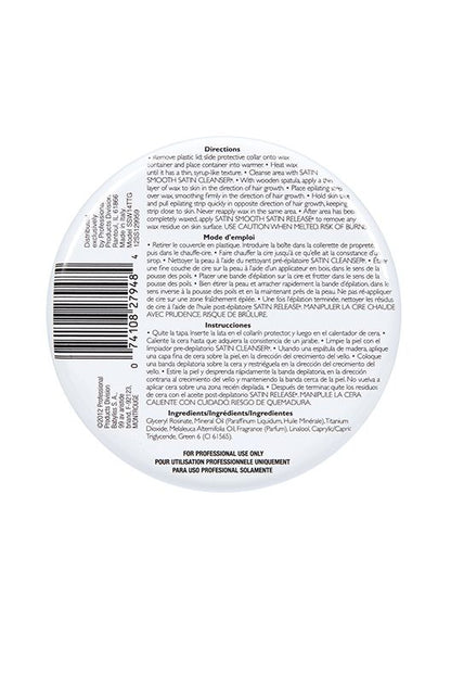 Satin Smooth Soft Wax Tea Tree Wax 14 oz #814150