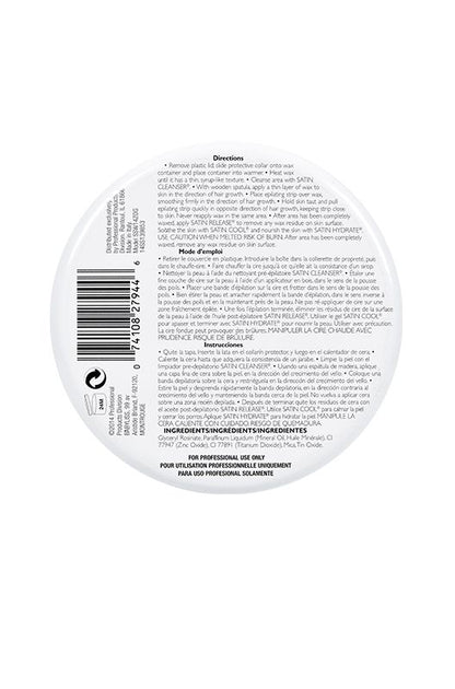 Satin Smooth Soft Wax Zinc Oxide Wax 14 oz #814151