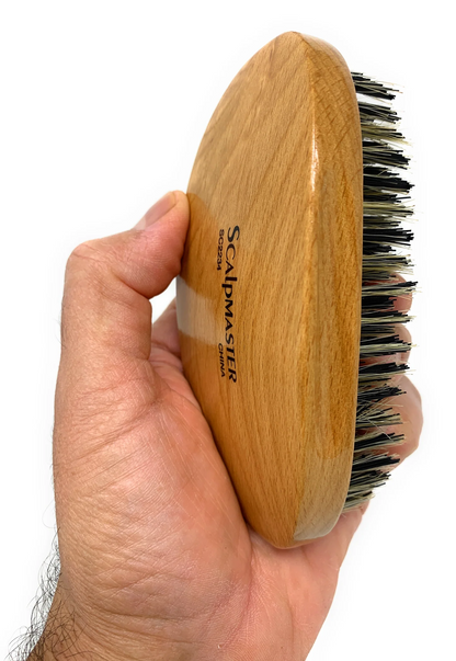 Scalpmaster Curved Oval Palm Brush 11 row SC2234