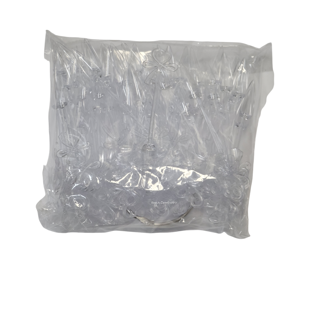 Stiletto Nail Tips Display Clear Bag 100 pc