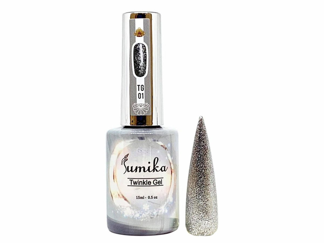 Sumika Soak off Gel Twinkle Gel .05 oz