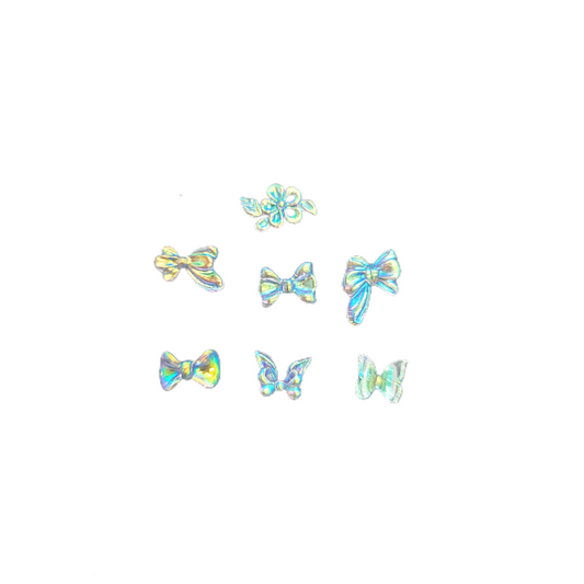 Super Shiny AB Crystal Butterfly Nail Art Holographic