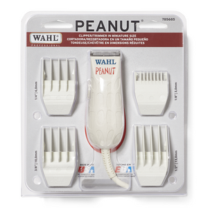 Wahl Professional Peanut - Model 8655- White Trimmer 1 Pc Kit Hair Care