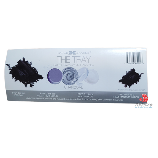Triple X Deluxe Premium 4 in 1 Pedi Spa Charcoal