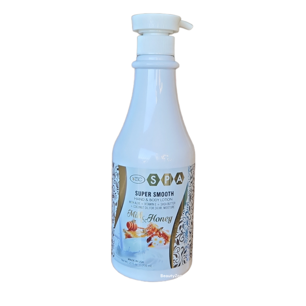 Tsc Organic Lotion Hand & Body Cream Milk Honey 25 oz