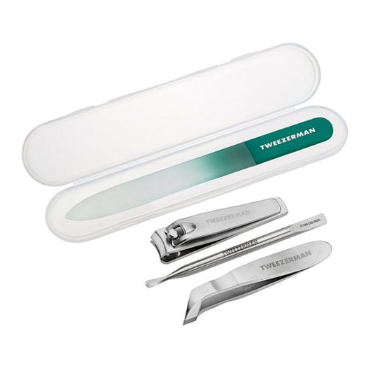 Tweezerman Professional Emerald Shimmer Nail Care Set #4296-R
