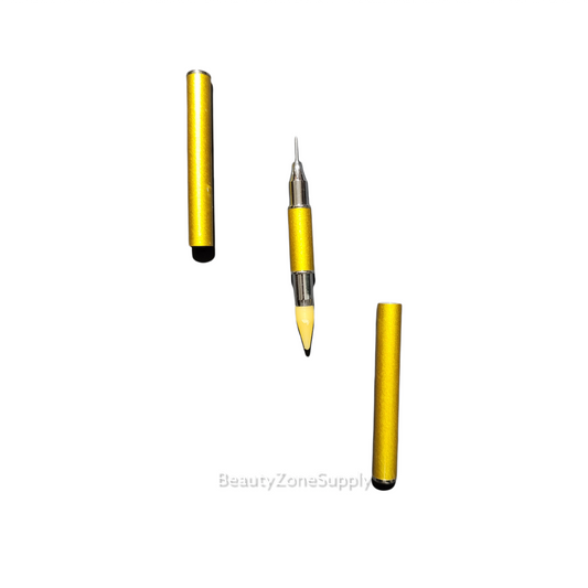 Two way rhinestones Gold picking Nail art dotting tool DP03G