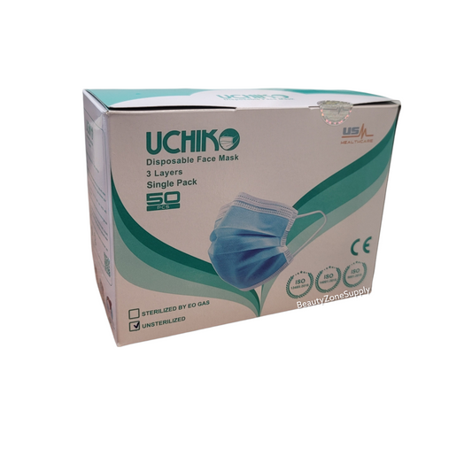 Uchik Disposable Ear loop Face Mask 3 Layer - Single Pack - 50 pcs