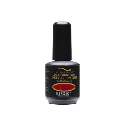 Bio Seaweed Unity All In One Gel Polish 128 RED HOT