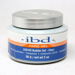 Ibd Hard Gel LED / UV Builder Gel Clear 2 oz #61178