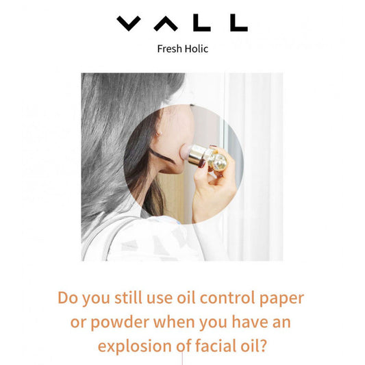 Vall Fresh Holic Face Oil Remover Stone Ball Gold