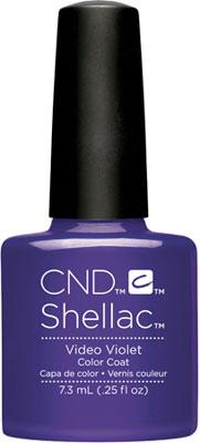 Cnd Shellac Video Violet .25 Fl Oz-Beauty Zone Nail Supply