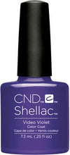Load image into Gallery viewer, Cnd Shellac Video Violet .25 Fl Oz-Beauty Zone Nail Supply
