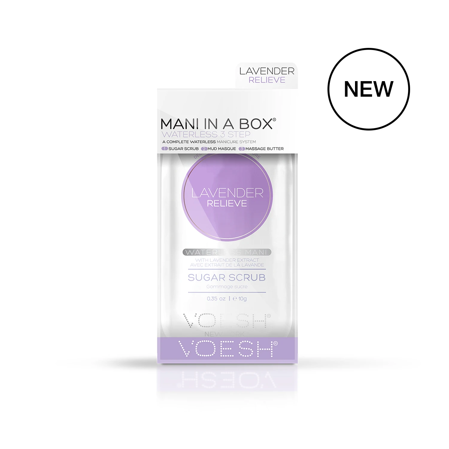 Voesh Maini Lavender Relieve 3 Step Box 50 Pack-Beauty Zone Nail Supply