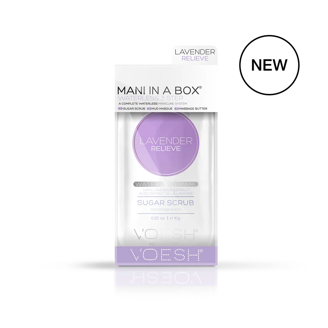 Voesh Maini Lavender Relieve 3 Step Box 50 Pack-Beauty Zone Nail Supply