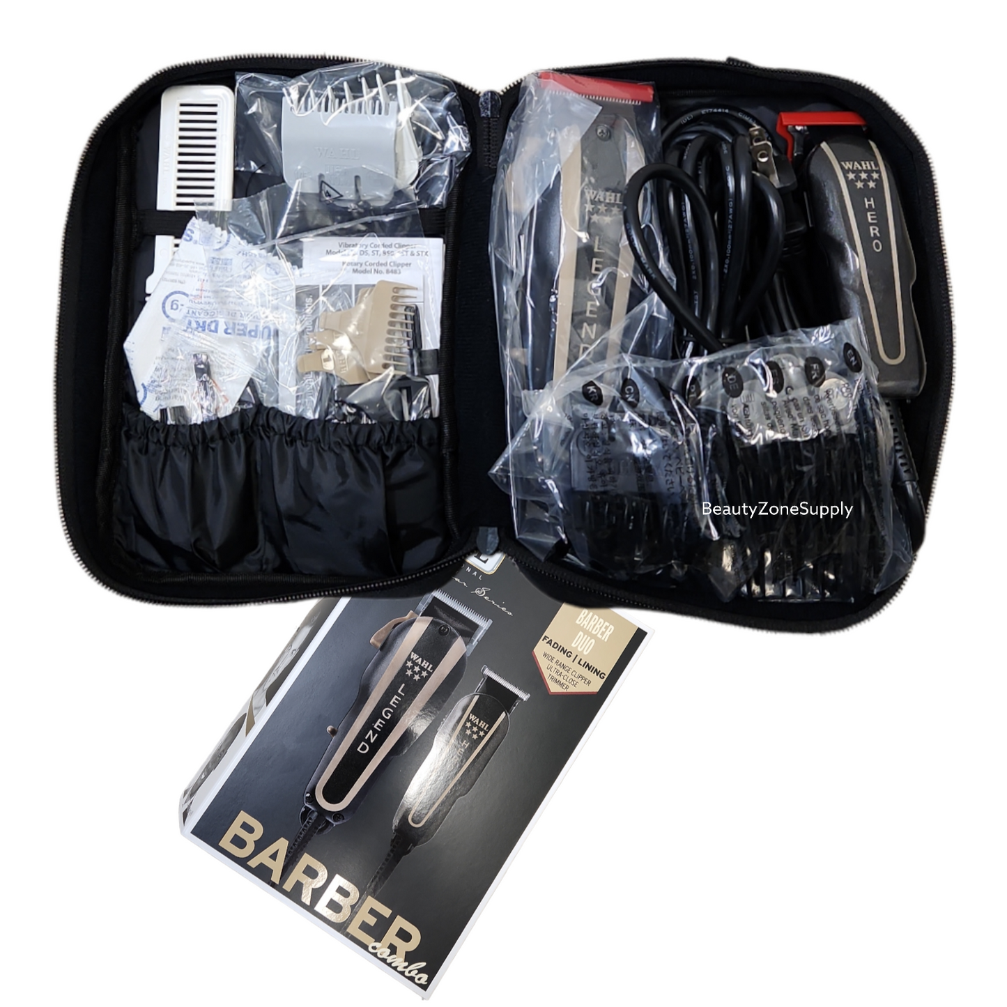 Wahl 5-Star Barber Combo Legend Clipper and Hero Trimmer 8180