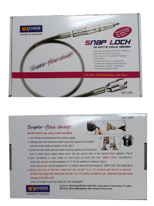 Wecheer Super flexible shaft 3/32-Beauty Zone Nail Supply