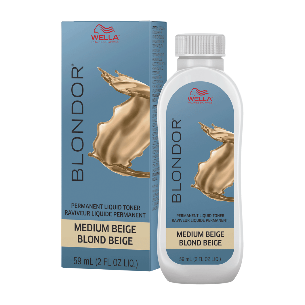 Wella Blondor Permanent Toner Medium Beige Blonde Medium Beige 59mL EF